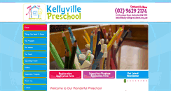 Desktop Screenshot of kellyvillepreschool.org.au